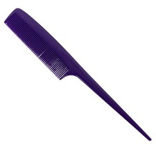 Vintage Unbreakable Purple Rat Tail Comb For Styling  Teasing Hair