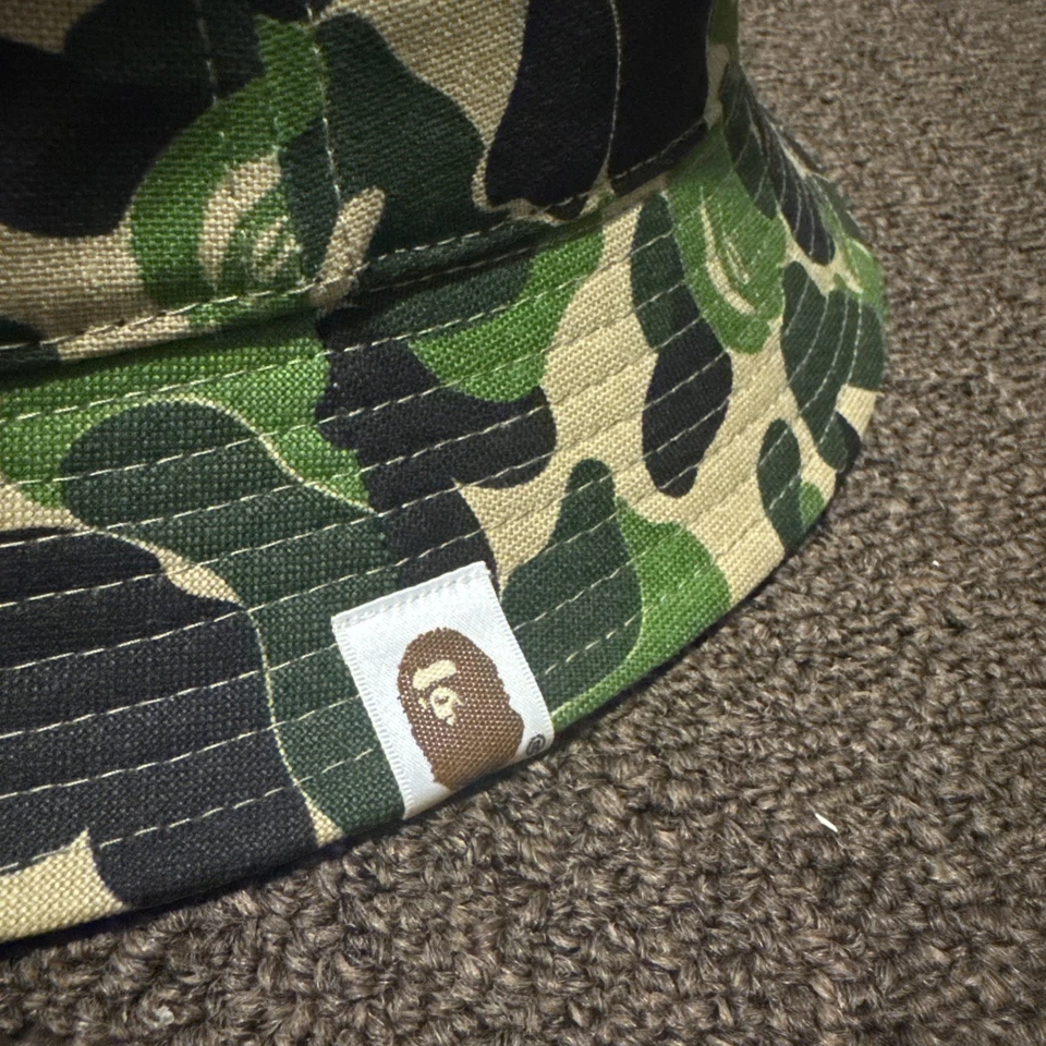 Bape A Bathing Ape 1er Camuflaje Camuflaje Sombrero Cubo Para Hombre Talla Grande Foto 2 de 3
