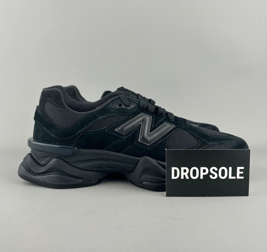 New Balance 9060 Triple Black Suede for sale | eBay
