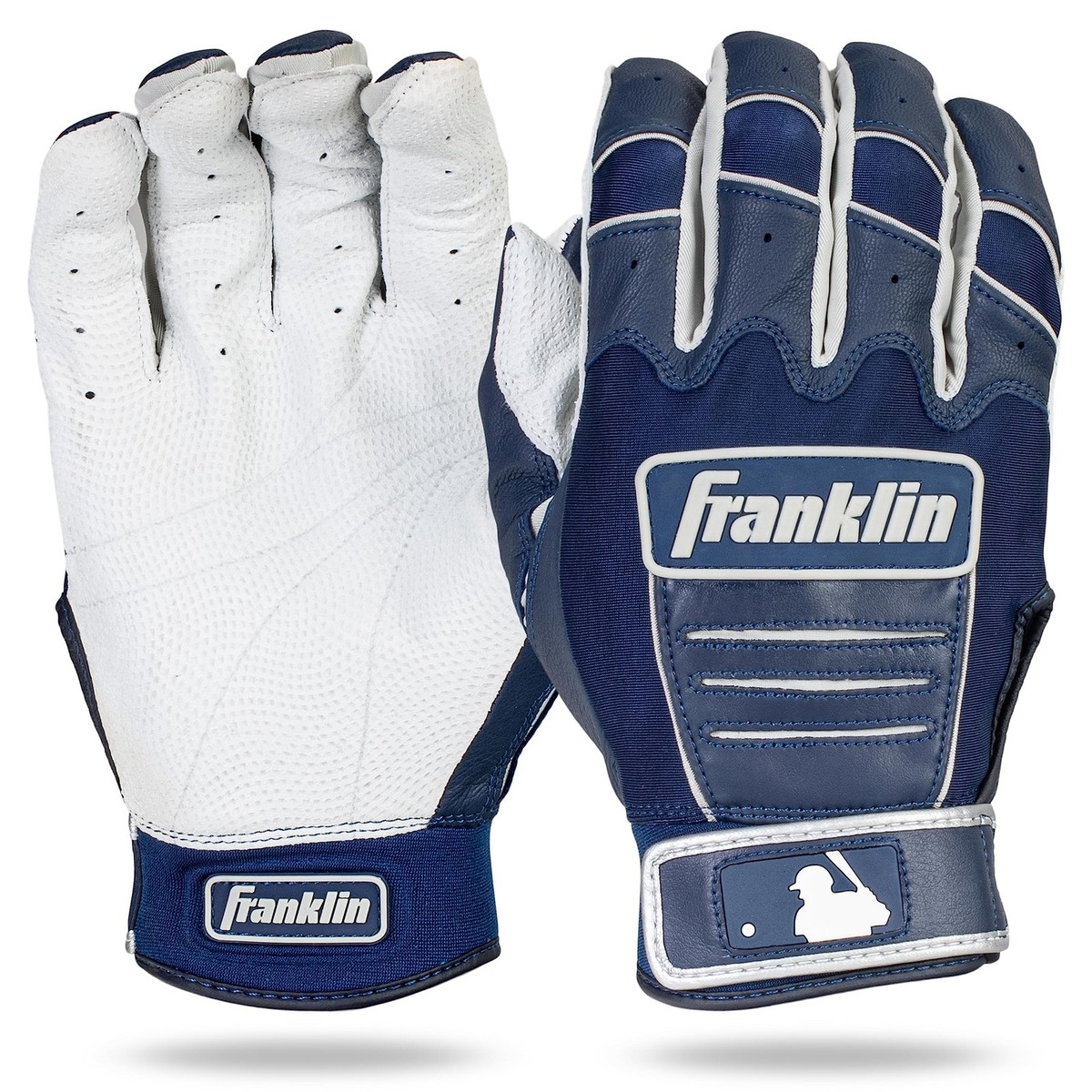 Franklin Sports CFX Pro Adult XX Large Navy MLB Batting Gloves for