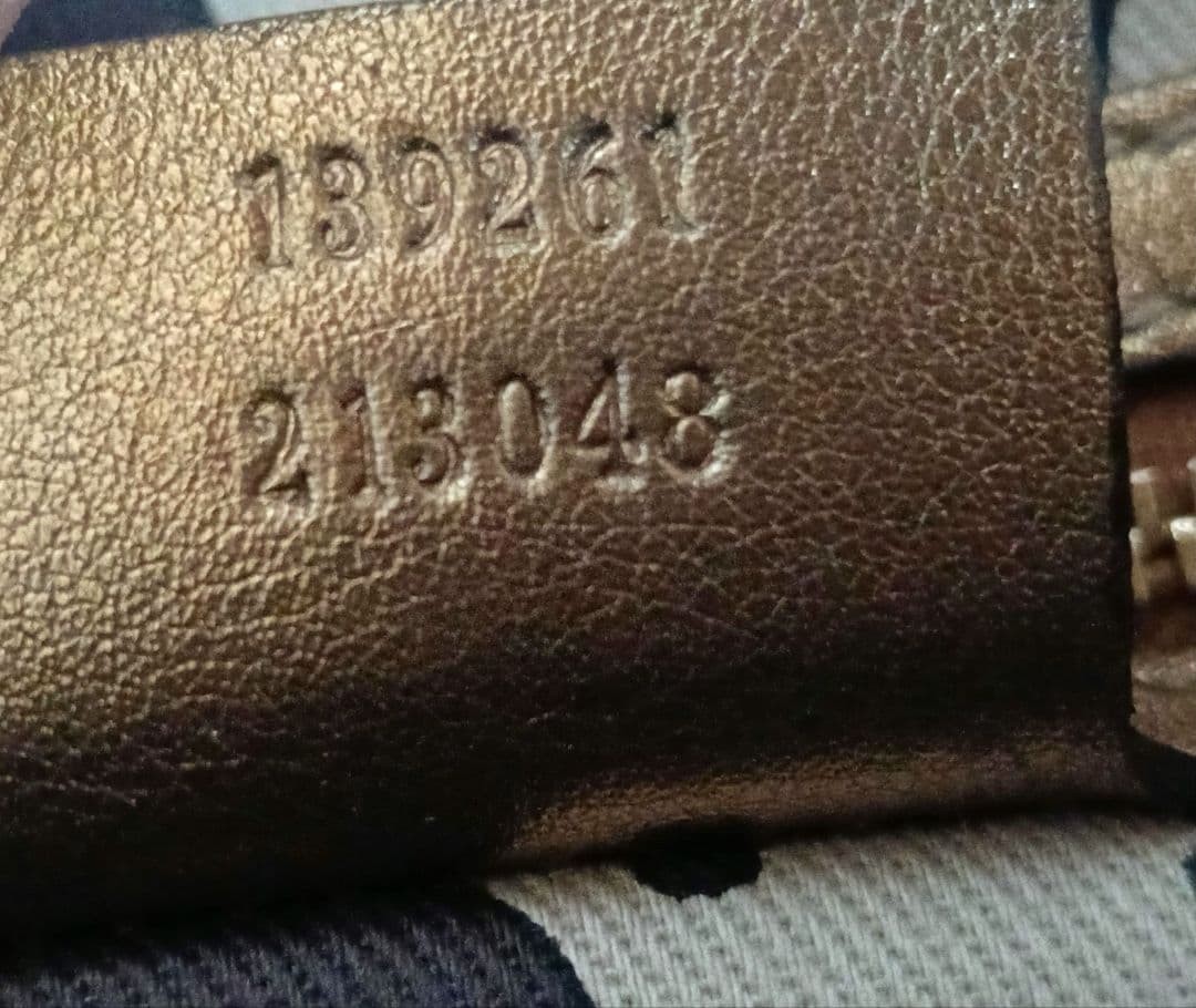 GUCCI Mini Tote Bag GG Canvas Vintage Leather Strap Women's Authentic thumbnail 12