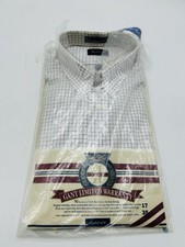Gant Mens Long Sleeve Checkered Shirt Heritage Broadcloth 17-35 NWT Made in USA