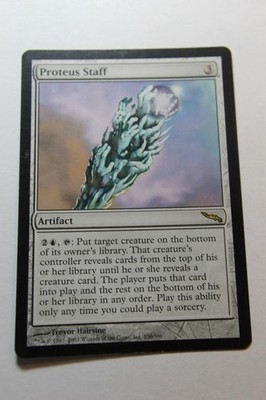 MTG Proteus Staff x1- -Mirrodin-Lightly Played