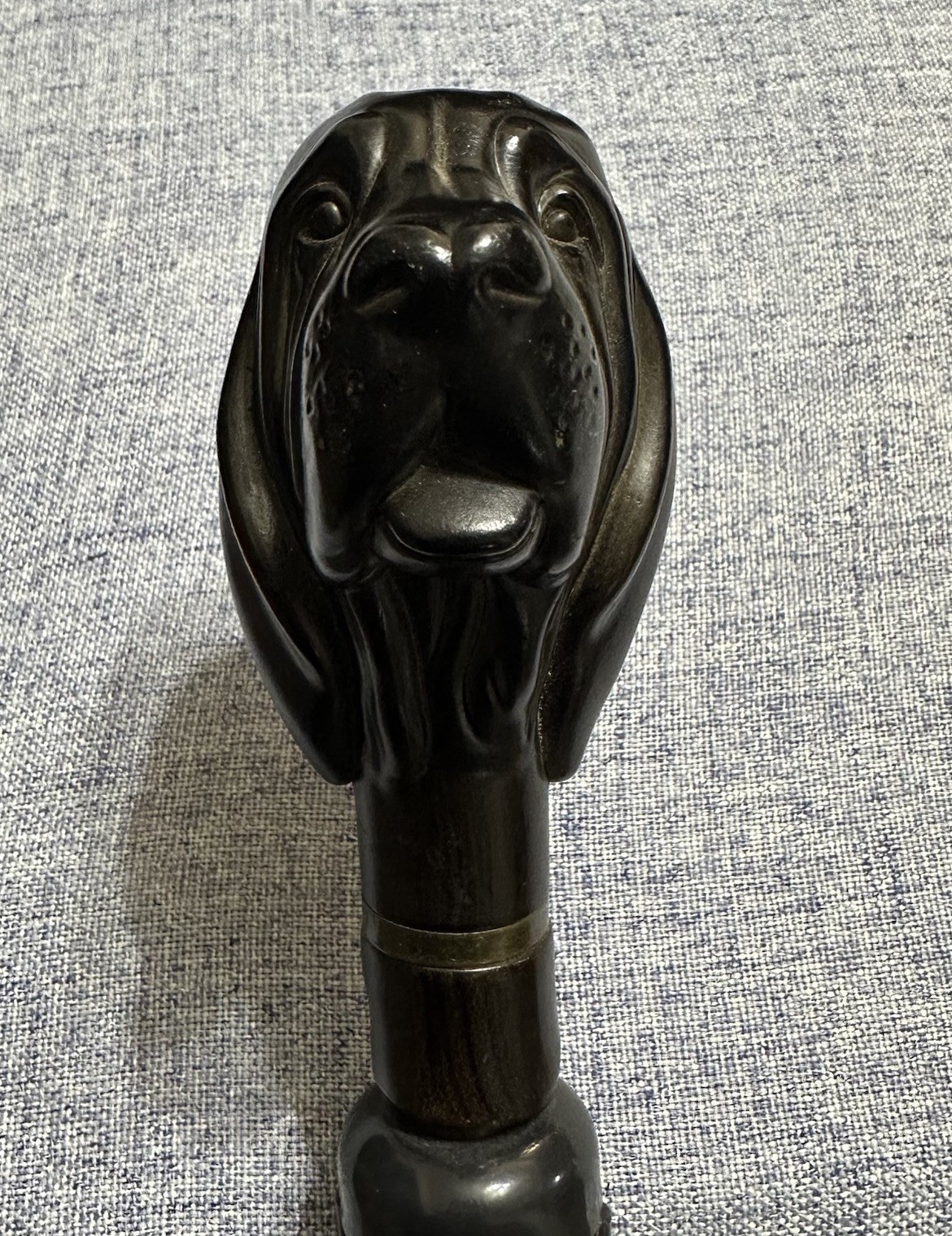 Aramis Houndstooth Pattern Large Umbrella Bloodho… - image 7