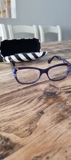 Christian Lacroix Blue Frame Glasses