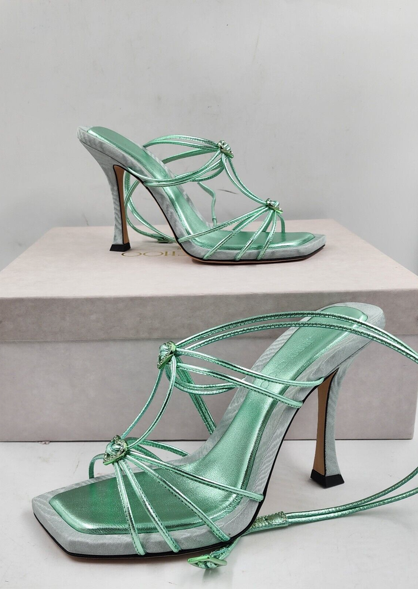 Jimmy Choo Indiya 100 Strappy Heel Sandals Women's 37/7US Jimmy Choo Indiya 100 Strappy Heel Sandals Women's 37/7US