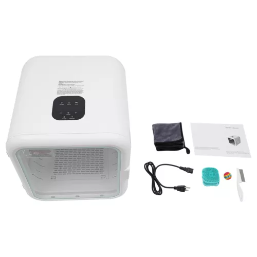 62L/56,3QT Tragbare Katze Trockner Box Haustier Trockner Maschine Welpentrocken Maschine 800W - Bild 5 von 6