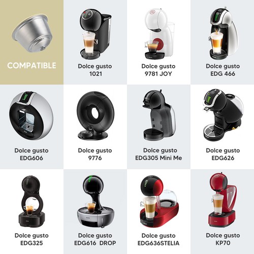 Cápsula de café reutilizable vaina y filtro de leche actualización para Dolce Gusto Nescafe - Imagen 2 de 11