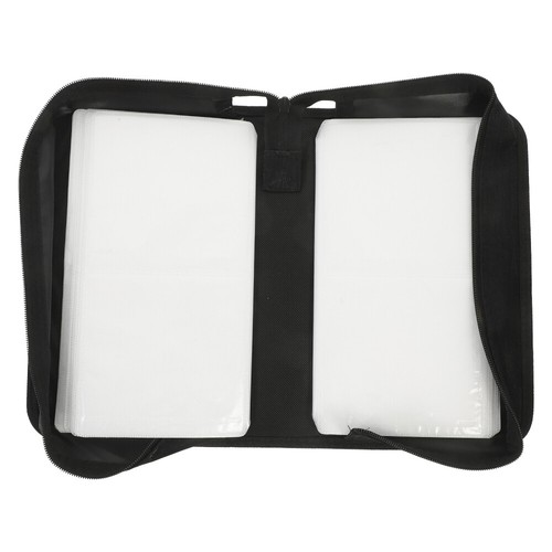 CD Holder Rectangle CD Wallet 128 Capacity CD Organizer Holder DVD Organizer - Afbeelding 7 van 12