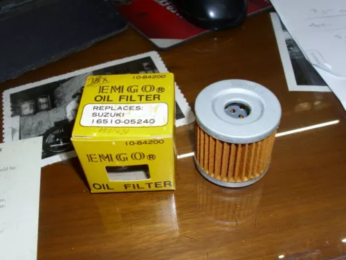 Emgo Replacement Oil Filter 10-84200, Replaces Suzuki 16510-05240. HF131#