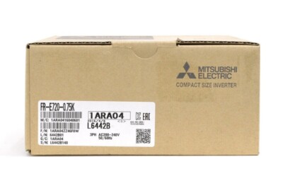 FR-E720-0.75K New Sealed Mitsubishi Compact Size Inverter FR-E720-0.75K IPCS