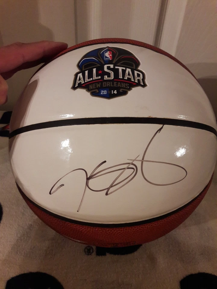 KEVIN DURANT SIGNED 2014 NBA ALL STAR GAME AUTOGRAPH BASKETBALL PSA DNA KD - Image 4 of 4