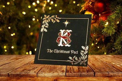 Beautiful Limited edition luxury gold foil krampus book-christmas eve tale
