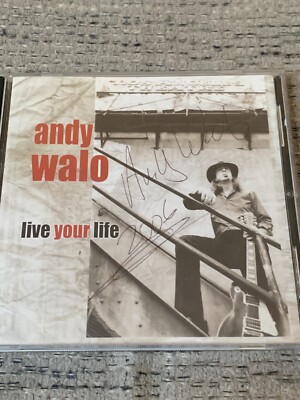Live Your Life by Andy Walo (CD, 2004) Signed Copy RARE