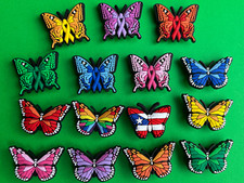 Colorful Monarch Butterfly Shoe Charm Bundle for Crocs - Fun Wristband Decor