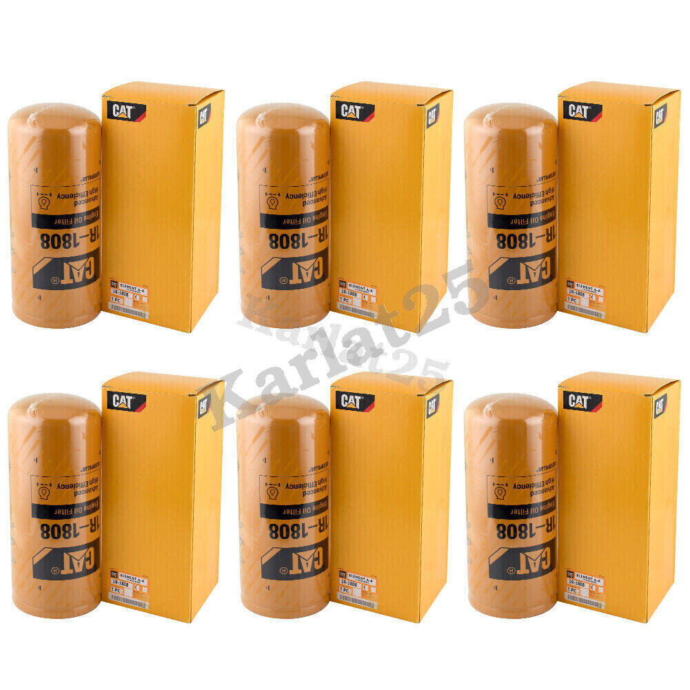 6X NUEVO CAT 1R-1808 FILTRO AS / CATERPILLAR OEM 1R1808
