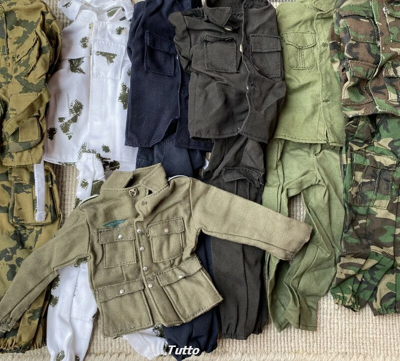 Lote Uniforme 1/6 Segunda Guerra Mundial Siglo XXI El Soldado Definitivo Segunda Guerra Mundial Alemán GI Joe Dragón Foto 3 de 3