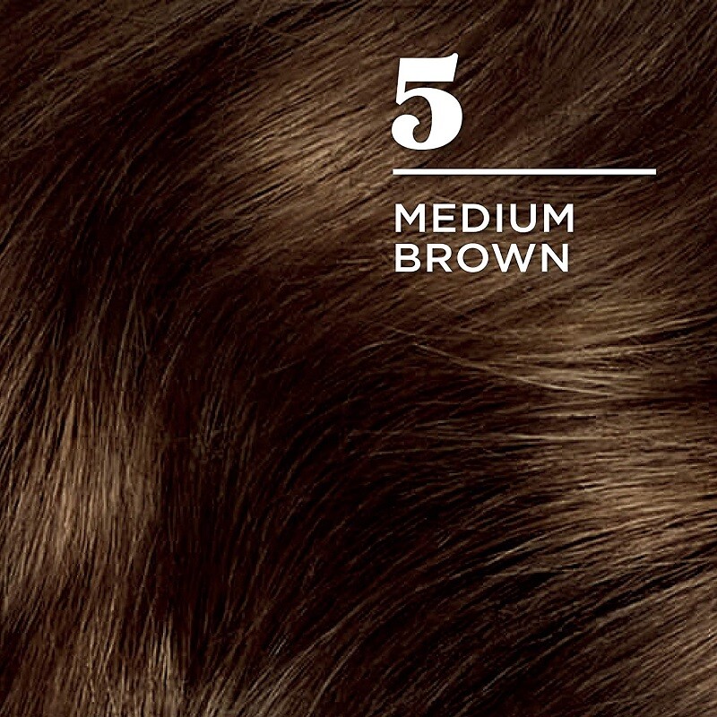 Clairol Nice n Easy Permanent Hair Dye Color Gray Cover 5 Medium Brown Pack of 3