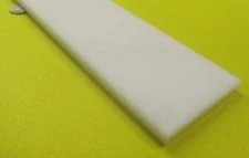 Hdpe White Bar 3/8" (.375") Thick x 2.25" Wide x 24" Long, 4 Units, 8 Ft Total