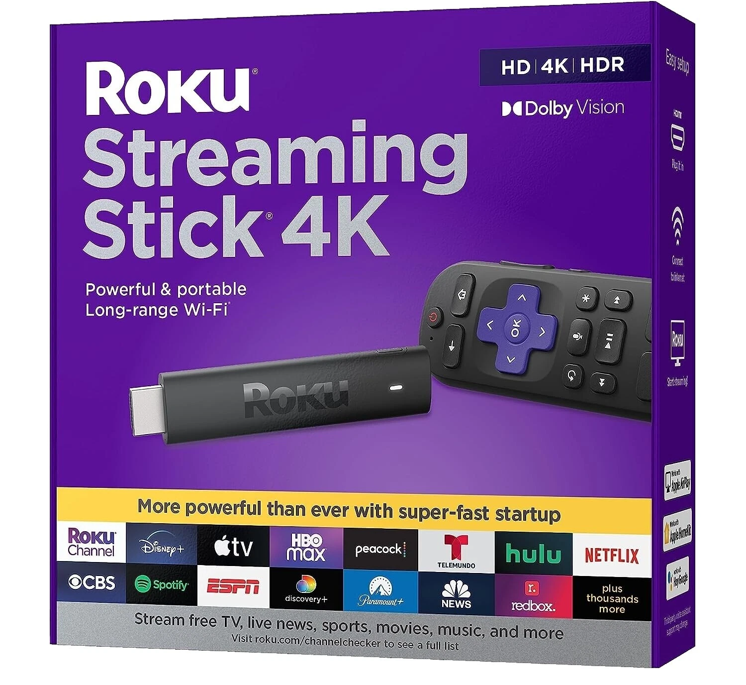 Roku Streaming Stick+ 4K Media Streamers