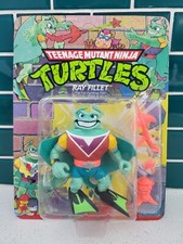TMNT Ray Fillet  Red Shirt  Purple V  MOC 1990 Playmates