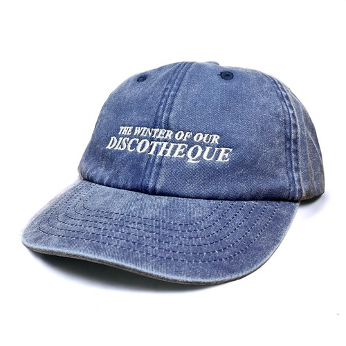 The Winter Of Our Discotheque Washed Embroidered Dad Baseball Cap | Discontent - Picture 8 of 22