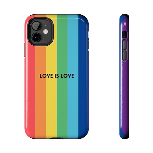 LOVE IS LOVE Colorful Love, Pride Tough Phone Case - Picture 70 of 97