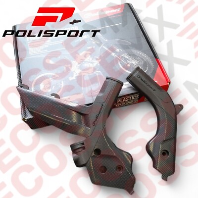 KTM SXF250/SXF350/SXF450 POLISPORT FRAME GUARDS POLISPORT BLACK 2019-2022