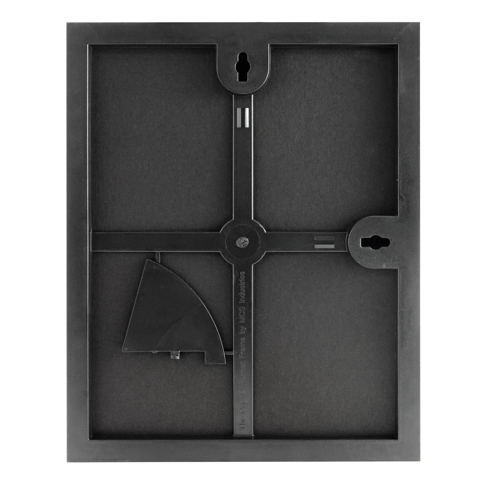  Juego de 6 marcos de fotos con formato de carga frontal de documentos 8,5 X 11 decoración de pared negros Foto 4 de 4