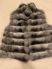 Real Chinchilla Fur Jacket