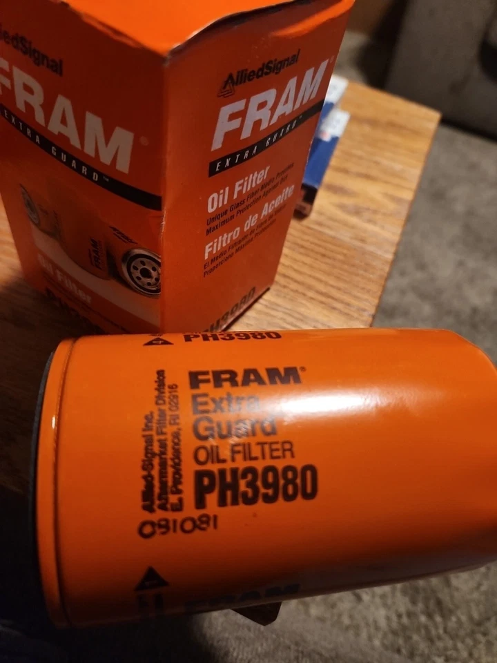 Nuevo filtro de aceite giratorio Fram Extra Guard PH3980 GM Chevy Cadillac Buick Foto 2 de 4