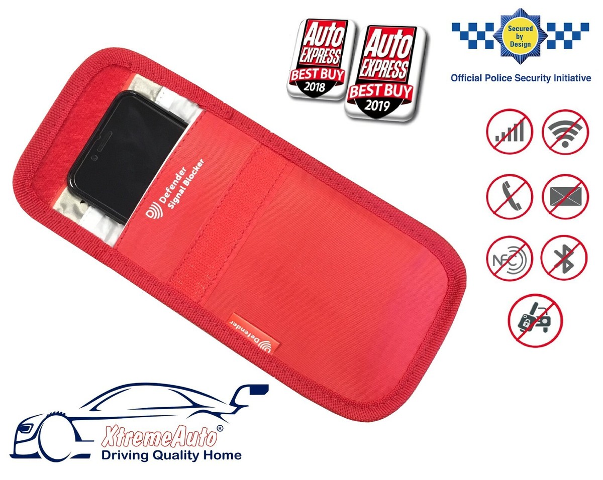 Genuine Red Defender Signal Blocker Car key Fob Signal Jamming 