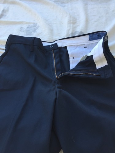 3 Cintas Comfort Flex Navy Blue Work Pants Size 38x32 #945-20 Very Comfortable - Picture 10 of 12