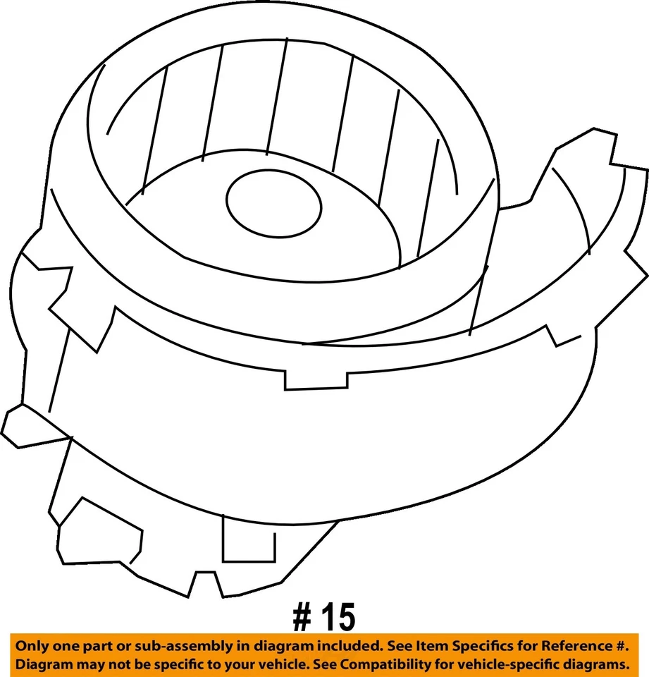 Motor soplador HVAC usado se adapta a: Saturn Astra 2008 grado A Foto 2 de 3