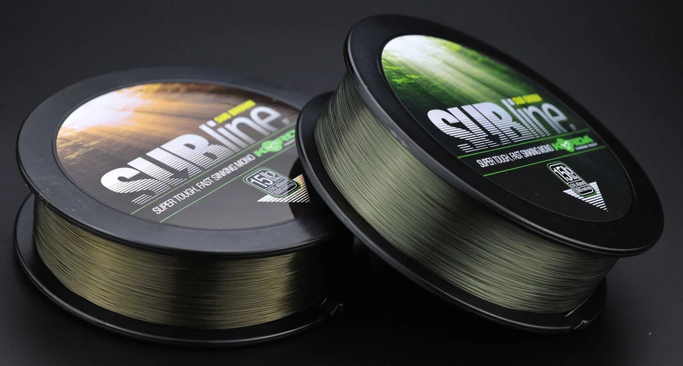 Korda SUBline Ultra Tough Sinking Mono Green Brown 1000m Fishing Line All Sizes