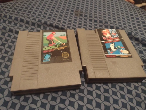 Super Mario Bros./Duck Hunt (Nintendo NES 1988) Tested & Golf
