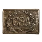 Antique Style Military Civil War Confederate CSA Belt Buckle SOLID Brass WREATH