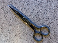 QUILTING SHEARS FABRIC SCISSORS THREAD AND EMBROIDERY USA MADE STAINLESS STEEL.