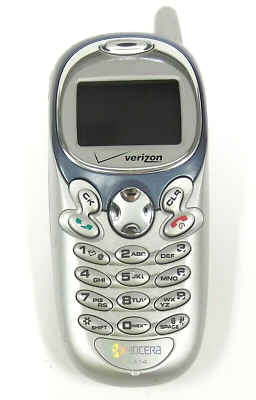 Kyocera Phantom KX414 - Gray and Blue ( Verizon ) Rare Cellular
