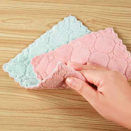 Kitchen Dust Towels Cleaning Cloth Microfiber Kitchen Towels Dust and Dirty Car Cleaning No ...