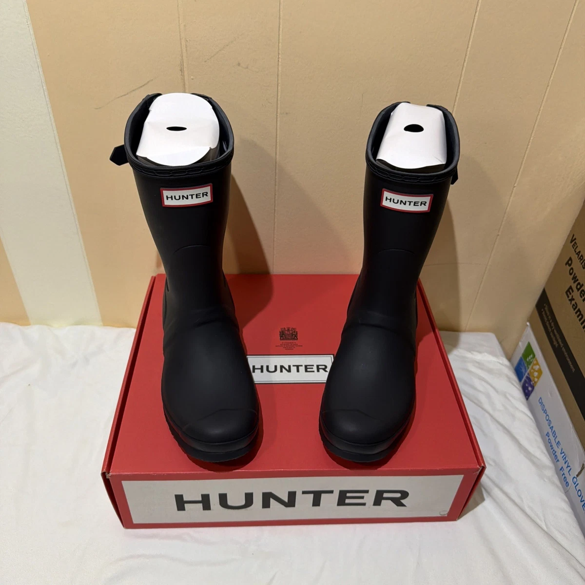 Hunter Original Short Blue Boots for Women for sale | eBay