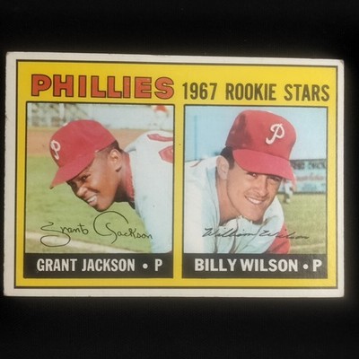 1967 Topps Phillies Rookies #402 Rare Incomplete Stat Line Variation - EX+