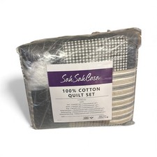 SahSahCasa Quilt King Size, King Quilt Set, 100 Cotton King Quilt Bedding Se.