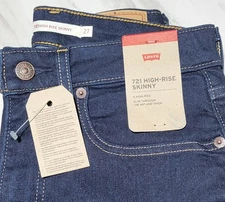 Levis, Women-27/30, 721 High-Rise Skinny Pant, Blue