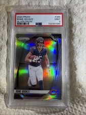 Rome Odunze 2024 Prizm #385 Rookie silver prizm PSA 9 MINT Bears