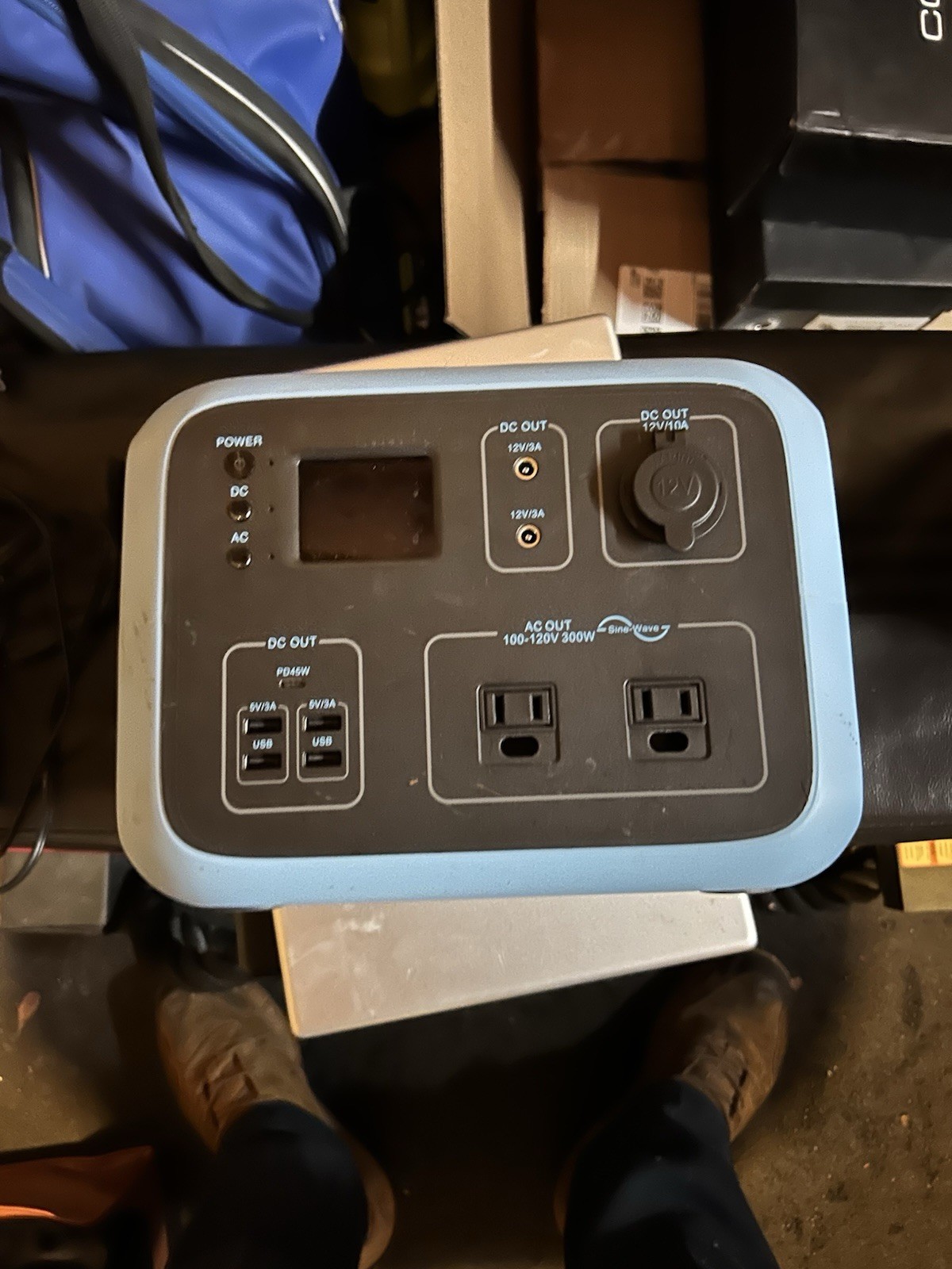 Bluetti eb3a portable power station 600w 268wh with lifepo4