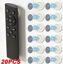 20pcs Magnetic Remote Control Storage Hooks Wall Mounted Anti-Lost Rack - NEW