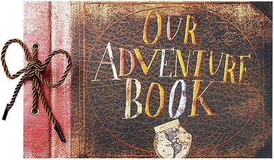 Our Adventure Book Fotoalbum zum Selbstgestalten Scrapbook Fotobuch für Reisen G