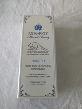 Mosheko Mineral Beauty Dead Sea Minerals Purifying Cleansing Toner Milk SEALED
