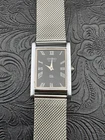 BLACK DIAL Vintage Seiko Slim Quartz Men’s Wrist Watch